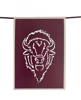 Bison Art Card