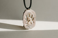 Moose Antler Sunflower Pendant