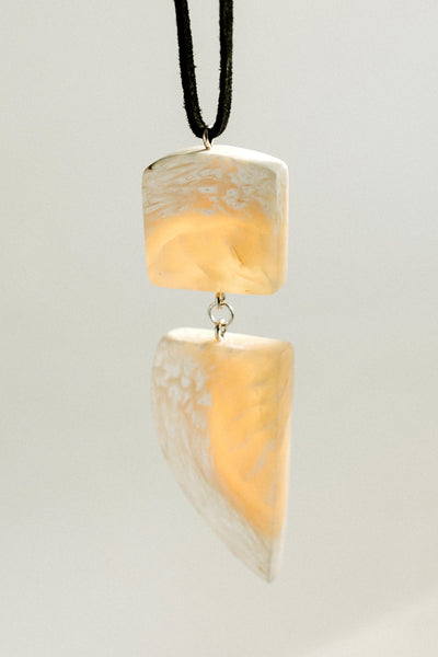 Umingmak (musk ox) horn Pendant