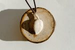 Moose Antler Leaf Pendant