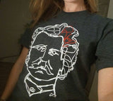 show your Métis pride with this incredibly soft Louis Riel Unisex T-shirt comes in Sizes Small-XXL.